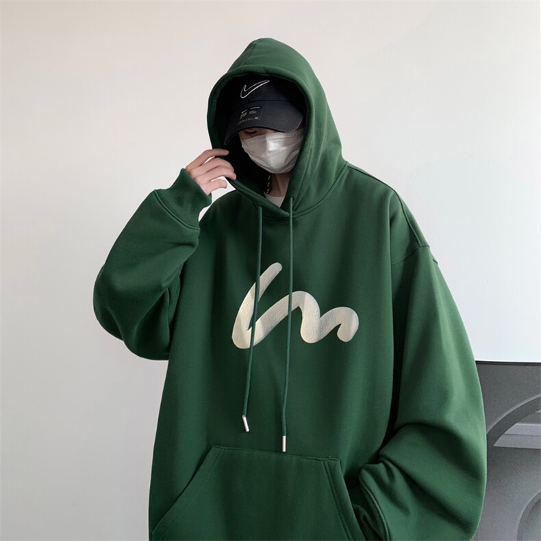 ！发泡印花！连帽圆领卫衣男装港风帽衫男LM123-P35,男装卫衣,电商B367