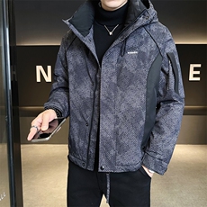 标50绒冲锋衣羽绒服男连帽三防面料保暖Y8616-P235控券后298，男装夹克，电商B321-1