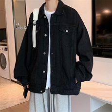 2024春季港风中性男女夹克牛仔衣H001P75控98，男装夹克，电商D321