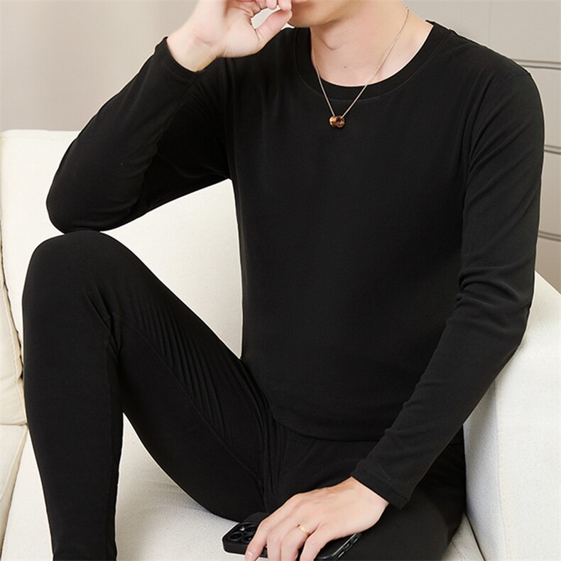 保暖内衣男士秋衣秋裤青年德绒打底衫套装TZ8051-P42,男装T恤,星座310B-3
