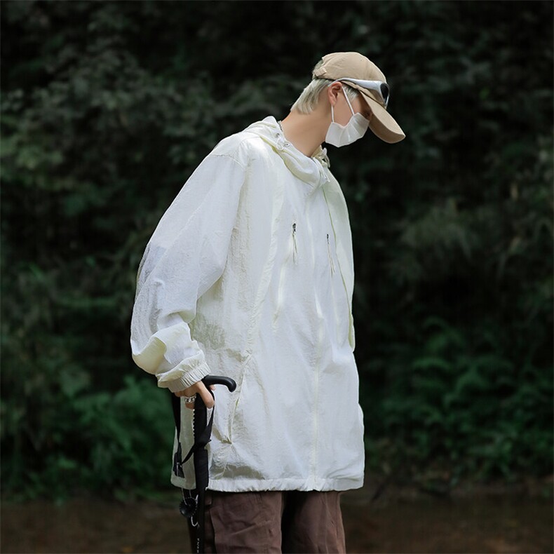 防晒衣户外登山服宽松情侣轻薄透气冲锋防晒服TY139P42,男装防晒衣,星座1013-1