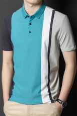 Y4159钱塘2020-2夏季精品男士短袖T恤翻领休闲P68，男装T恤，钱塘207-2