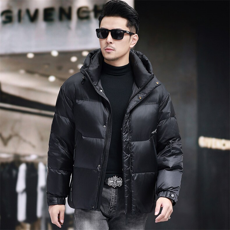 基础男士连帽精品羽绒服高品质大货主推图片