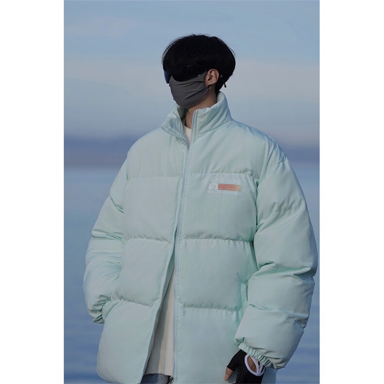 冬季新款美式高街hiphop棉衣加厚立领情侣外套DT2201-TP5098,男装棉衣,电商A102