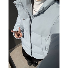 现货高品质美式冬季重磅三防加绒加厚羽绒棉衣立领厚外套棉服，男装棉衣，电商A486-1