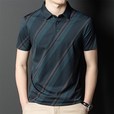 短袖POLO衫男2023春季新款纯色男装翻领衣服轻商务休闲韩版修身，男装T恤，电商B212（原钱塘6029）