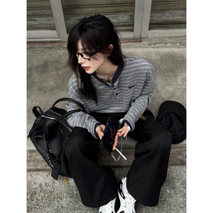 原版小狗刺绣纯棉长袖衬衫ZC0138-特批40图片