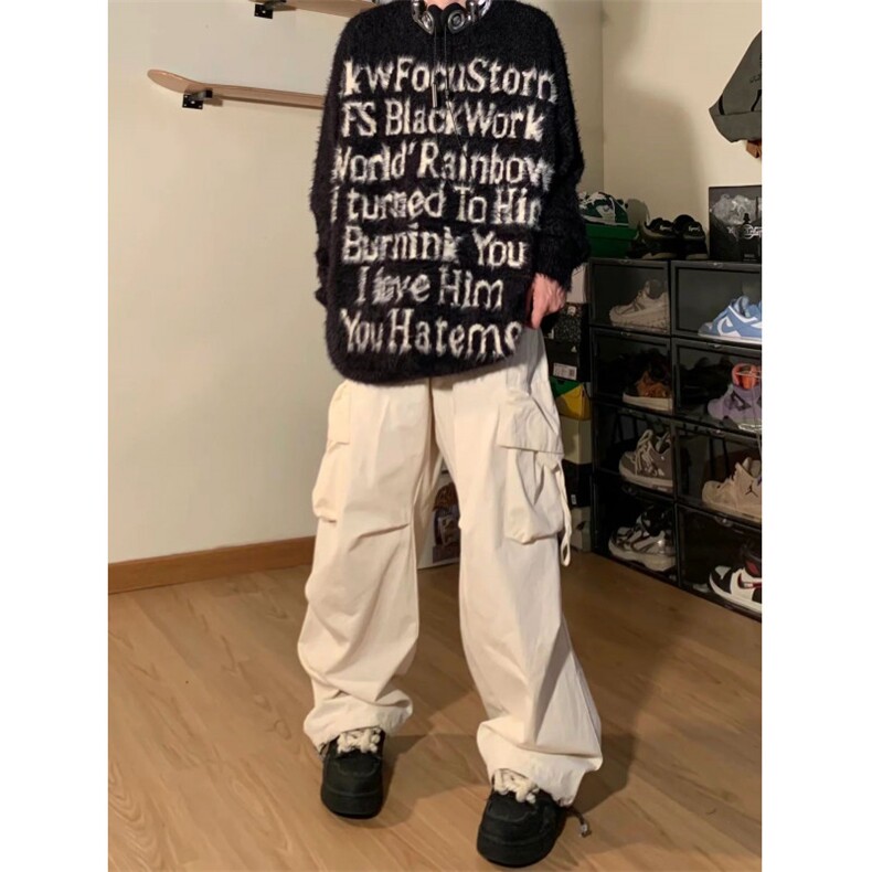 网络图现货！马海毛毛衣高级设计感小众情侣针织衫外套RL005-P70,男装针织衫/毛衣,星座1005-6