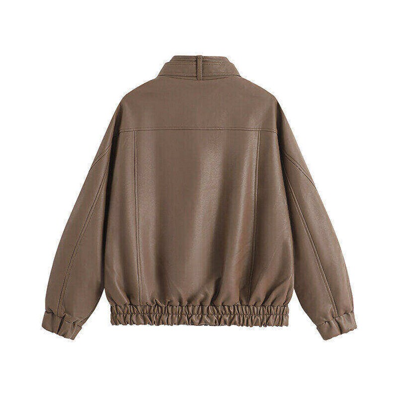 新款皮衣皮夹克帅气多袋机车服309B-3-2307-P95,男装皮衣,星座1409-3