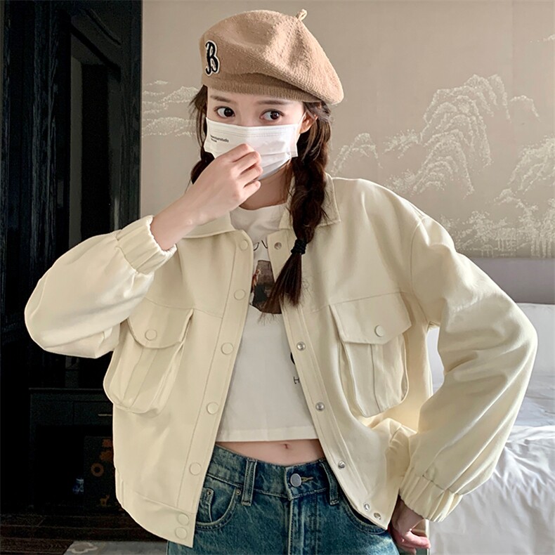 现货新款时尚百搭小个子休闲外套浙宝B2楼239-P130-控185,女装短外套,姿衣轩