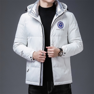 长款羽绒服男冬装新款宽松中年男士连帽鸭绒外套KCN20999-5-P235