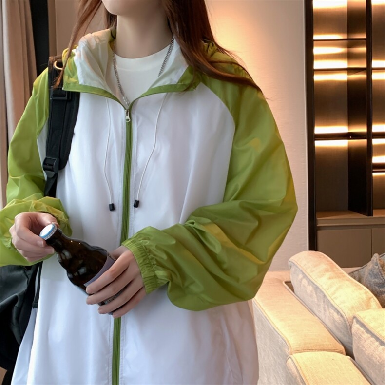 2024新款男女士情侣款防紫外线风衣外套皮肤衣防晒服A409-1,男装防晒衣,电商A409-1