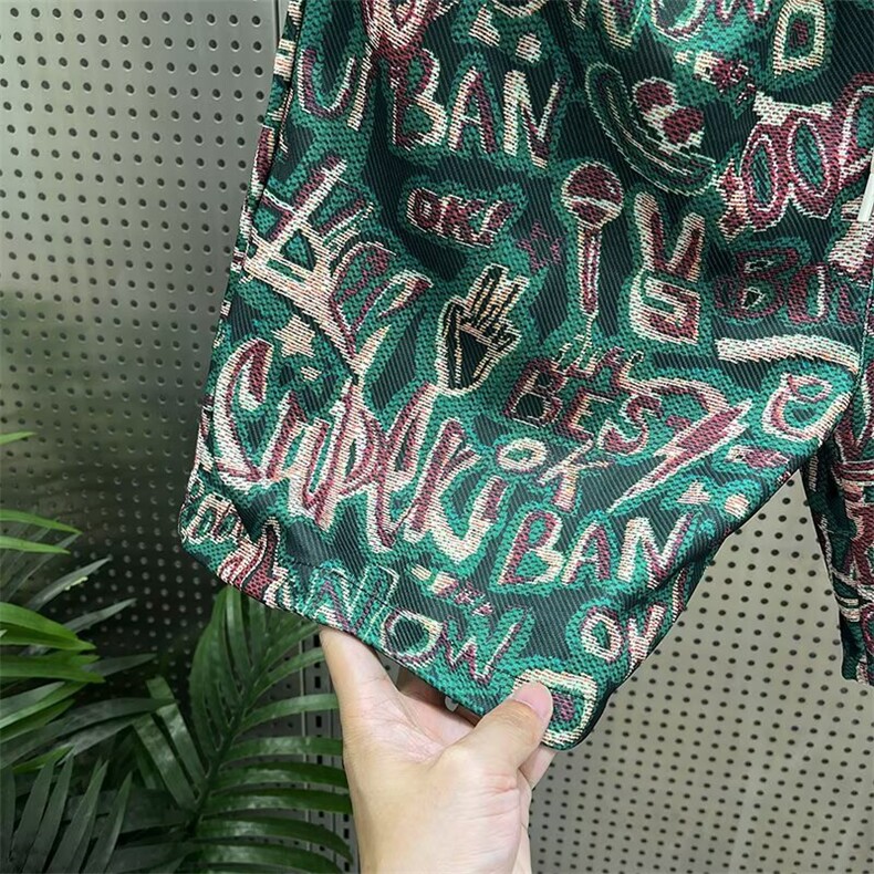 夏威夷民族风短裤男女夏潮牌运动裤子休闲沙滩五分裤潮BM272P33,男装牛仔裤,星座1013-5
