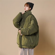 中性白鸭绒22冬季基础款纯色保暖立领羽绒服YR210P195控258，男装羽绒服，A247A