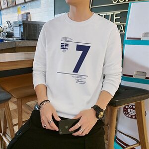 卫衣男潮ins宽松秋季圆领外套休闲日系衣服潮流DF113T图片