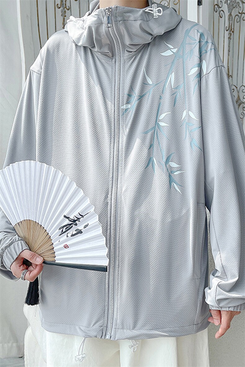2024夏季新款旋律风车大码成衣UPF50+M-5XHS24416-P60,男装夹克,电商A022