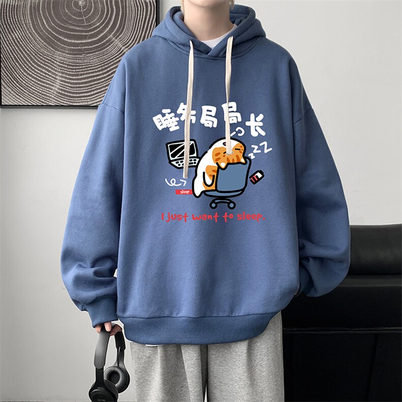 连帽卫衣男大码胖子帽衫大号运动服WY2447-P35,男装卫衣,电商A040
