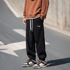 2024冬季新款cityboy日系加绒加厚束脚休闲运动裤K255-P45控78，男装休闲裤，星座914-3