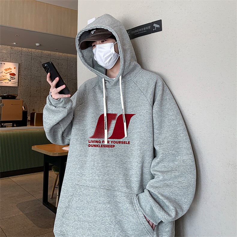 已注册港风华棉得物抖音直播高品质宽松男休闲连帽卫衣W5213P40,男装卫衣,电商C408-1(原B339-1)