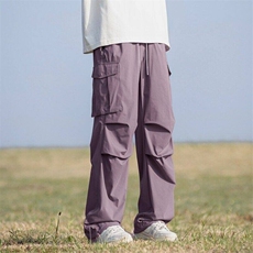 DK2502特P50冲锋裤男款潮机能美式工装裤宽松防风防水休闲裤，男装休闲裤，电商D310B