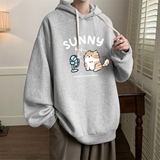 8XL连帽卫衣男大码胖子帽衫大号运动服WY2402-P35，男装卫衣，电商A040