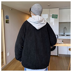 春秋季百搭休闲宽松灯芯绒夹克男士JK151-P60，男装夹克，星座1204