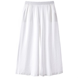 2021夏大码女装新款简约韩版时尚新潮清新气质宽松舒适休闲阔腿裤，女装休闲裤，魅衣本色