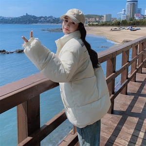 2023学院风学生立领棉服外套女潮牌女棉衣C568-85图片