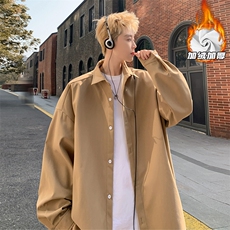 2025HC21342加绒港风外景大码简约加绒衬衫M-5XHC24970-特P30，男装衬衫，电商A022