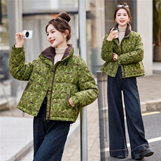 主推现货25冬装小个子羽绒服加厚保暖撞色-衣珂纱朗2D044，女装羽绒服，衣珂纱朗