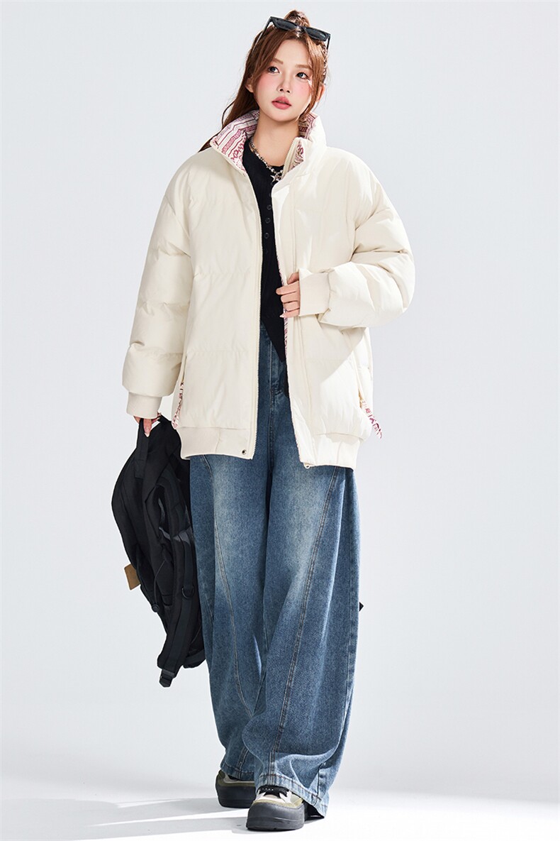 MY832-P85棉服男冬季新款港风宽松立领棉衣,男装棉衣,星座1204