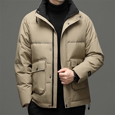 SQY28821秋冬新款2023年男士休闲羽绒服加厚保暖夹克外套P265，男装羽绒服，电商B360