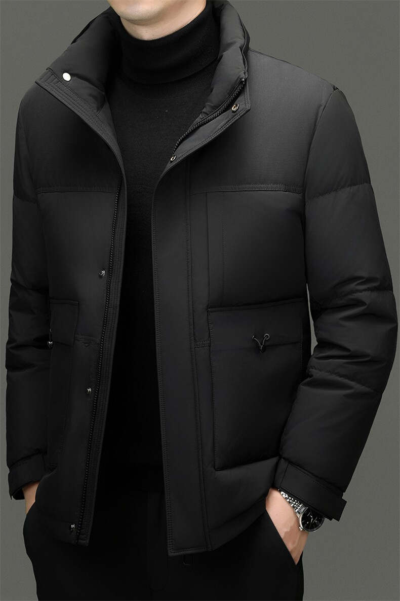 男装羽绒服YR2803新品主推90绒立领面包服实体品质大厂高品质做工,男装羽绒服,钱塘207-1