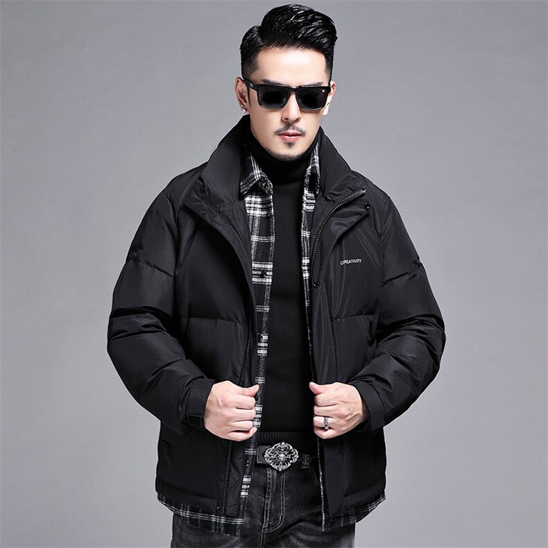 B8201钱塘2020-3冬季新款主推男士羽绒服假两件90鸭绒高端P290,男装羽绒服,钱塘207-3