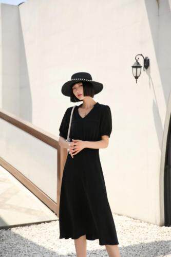 醋酸连衣裙，女装连衣裙，SUKEYI 舒可衣