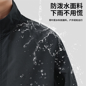 311B-1-892-P55控98秋季新款夹克外套男立领户外休闲上衣图片