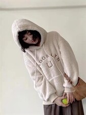 皮毛一体卫衣，女装卫衣/绒衫，A.S BAINA 艾莎佰纳