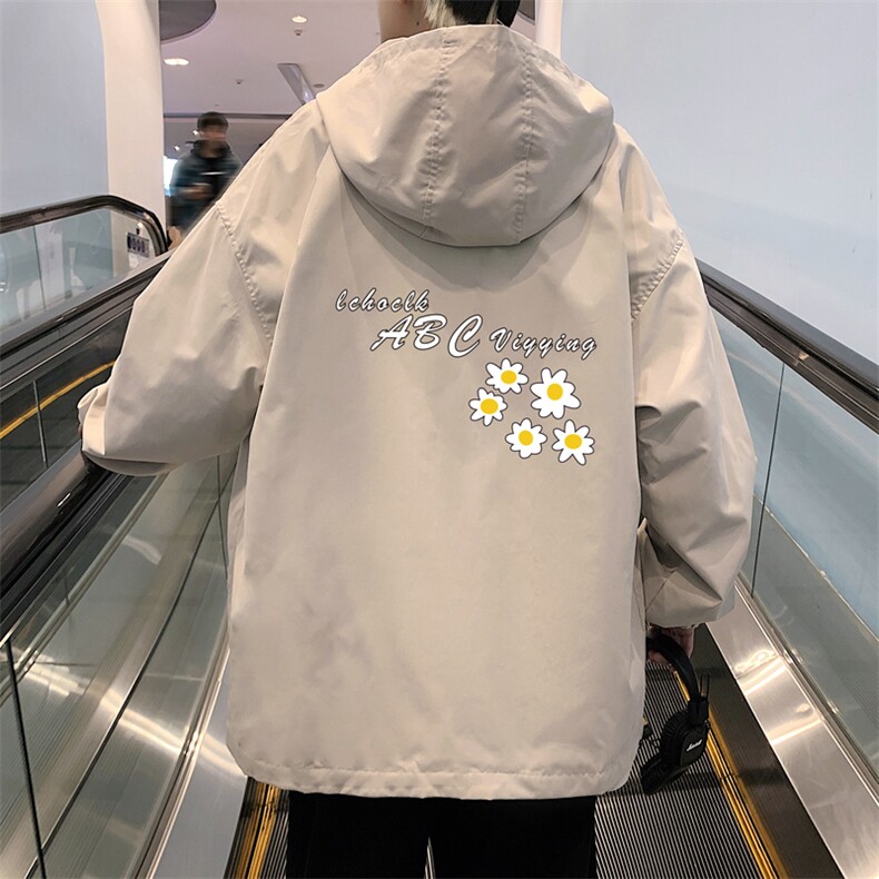 ！春秋新款港风休闲连帽夹克男宽松外套男装DJK263-P45,男装夹克,电商B371