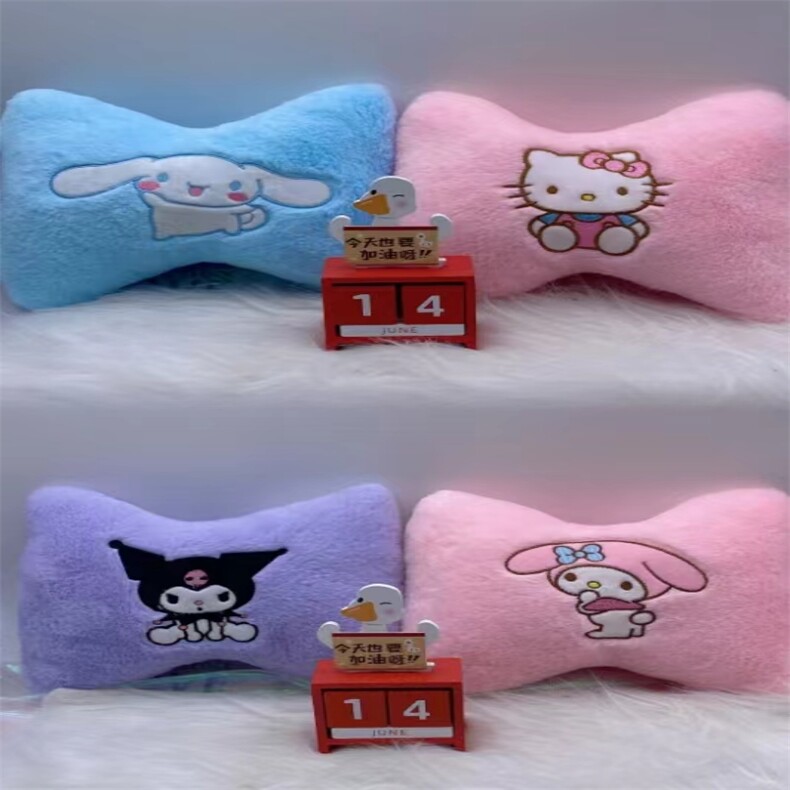 丽丽哦车枕，淇淇毛绒玩具