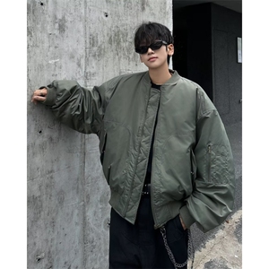美式飞行员棉服夹克棒球服廓形面包服  DF909 P90图片