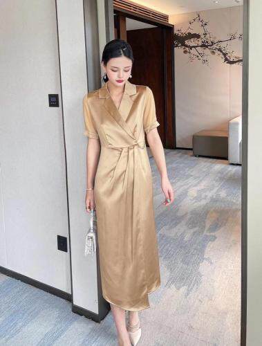 醋酸连衣裙，女装连衣裙，AL·艾琳