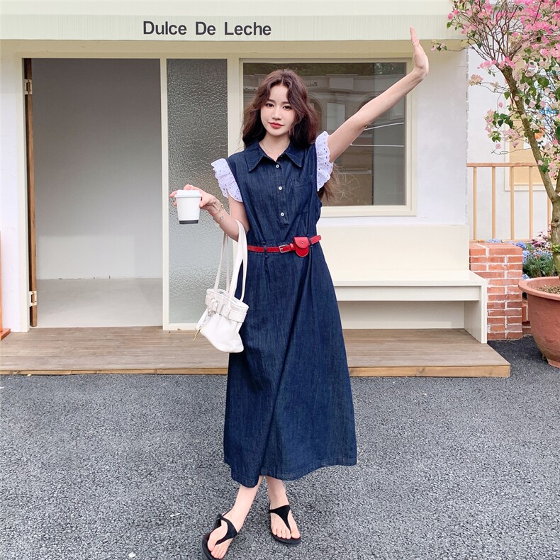 【大货已出】短袖牛仔连衣裙女2025夏季2C227/2532/P155K208,女装连衣裙,2C227