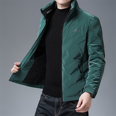 NN2067钱塘2020-3商务休闲立领简约冬季厚款中年男士羽绒服P155，男装羽绒服，钱塘207-3