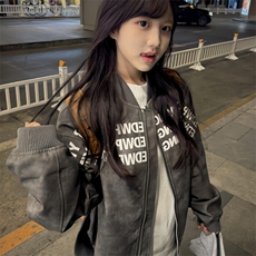 美式复古外套男春秋潮牌棒球服cleanfit高街情侣夹克WLW2211-P66，男装夹克，星座1008