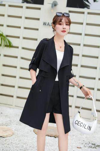 薄风衣外搭，女装风衣，菲雪妮