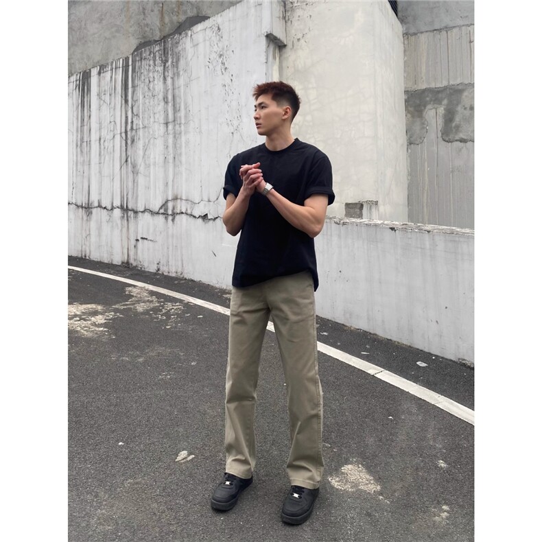 1506/QN13520/P52新款春秋季百搭弹力高端简约宽松长百搭裤子,男装休闲裤,星座1506