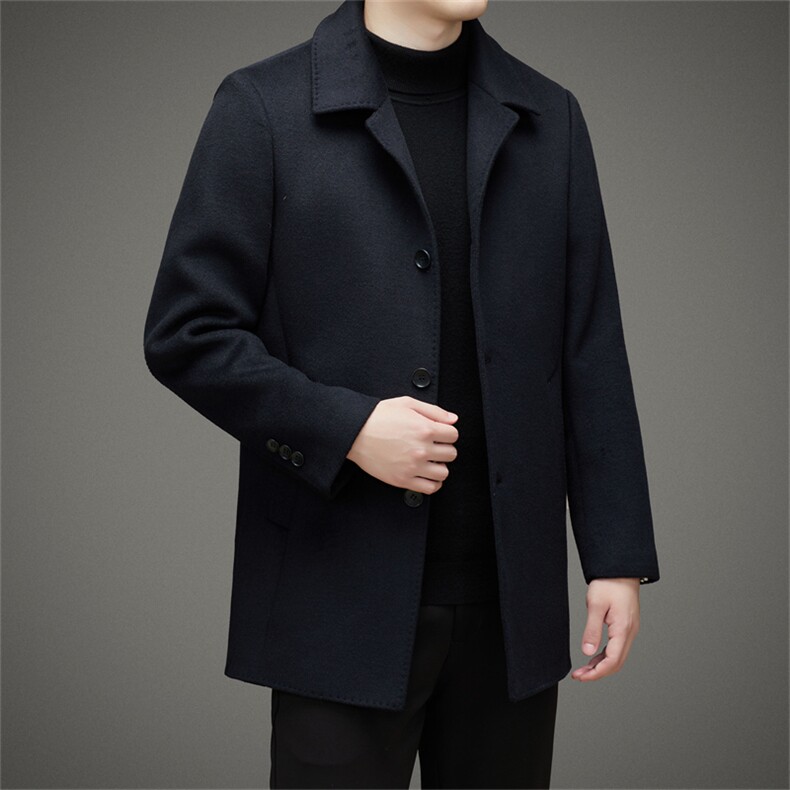 DJ8802钱塘2020-3新款冬季厚款商务休闲中年男士毛呢大衣P310,男装毛呢大衣,钱塘207-3