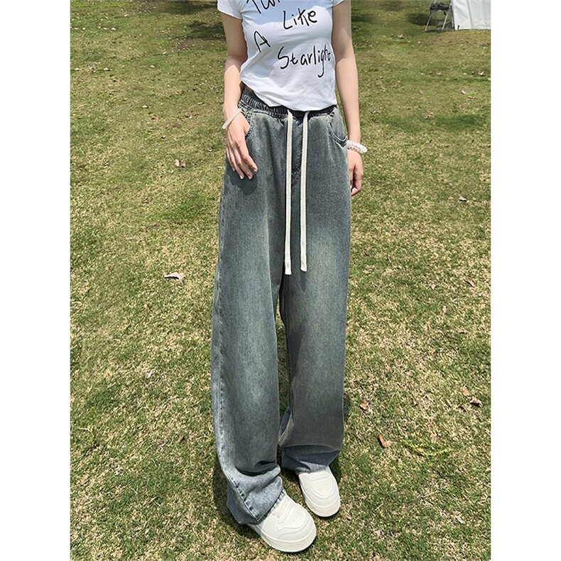 天丝牛仔裤X2454-TP4568男直筒垂感夏季2025新款牛仔冰丝裤,男装牛仔裤,电商A102