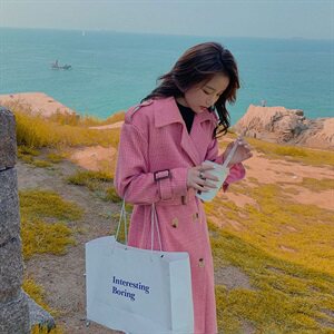 数据未测2021春秋装新款呢大衣女Z333P175K258图片