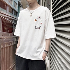 夏季男士短袖t恤打底衫纯棉上衣服潮流半袖体恤男装DS340TP25，男装T恤，电商A102
